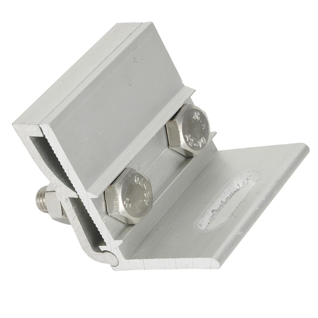 1pc PVSolar Panel Bracket Roof Standing Seam Clamp Aluminum Alloy Photovoltaic Panel Mounting Fixing Clamps Solar Power Parts