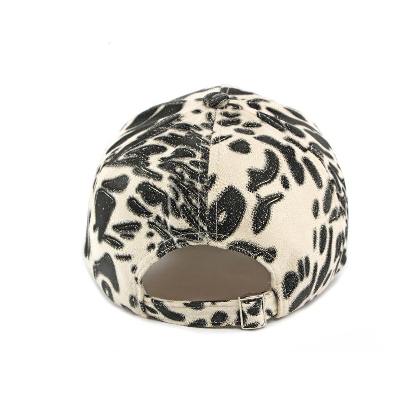 Herren Damen Herbst Winter Hartschalen Baseballkappe Outdoor Sonnenschutz Schirmkappe Leopardenmuster Kappe