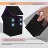 Windowed PU Leather Card Box for 100+ Yu-Gi-Oh, Hero Duel, MTG Cards