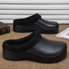 Heren Gesloten Teen Katoenen Pantoffels 2025: Warm, Antislip, Waterdicht, Dikke Zool voor Binnen/Buiten