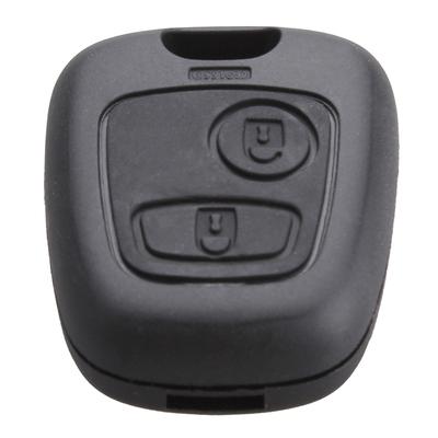 Black 2 Buttons Entry Replacement Key Remote Fob Shell Case for PEUGEOT 106 107 206 207 307 406 407
