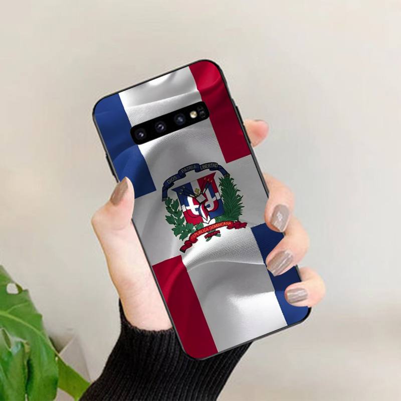 YNDFCNB Dominican Republic Flag Phone Case for Samsung A51 A30s A52 A71 A12 for Huawei Honor 10i for OPPO Vivo Y11 Cover