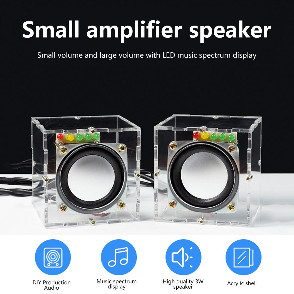Mini 1W Speaker Diy Kits Small Power Amplifier Sound Production Kit Computer Speaker Diy Production Parts Electronic Kit