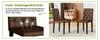 Set of 4 Dining Chairs in Retro Brown with Velour Look Made of Plastic Fabric, Black Metal Legs for Versatile Combination Options