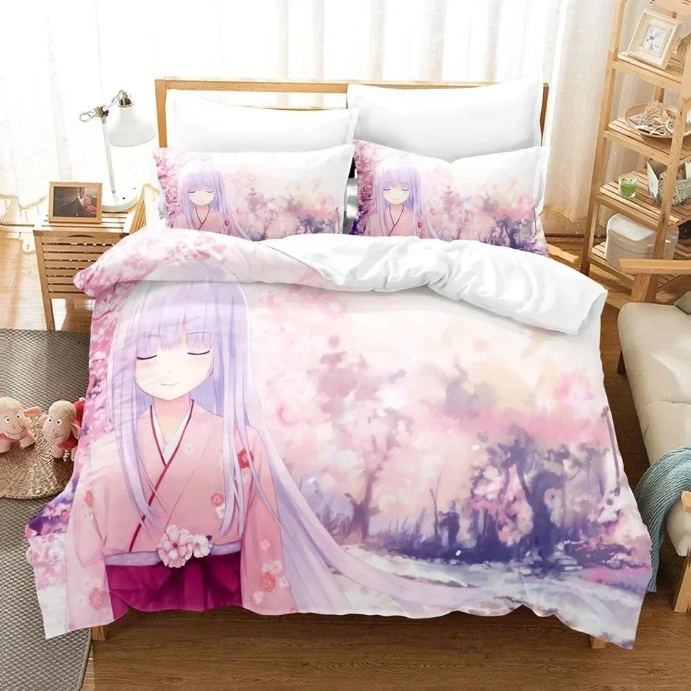3D Print Anime Card Captor Sakura Comfortable Duvet Quilt Cover Pillowcase Bedding Set Children Bedroom Decoration Home Textile