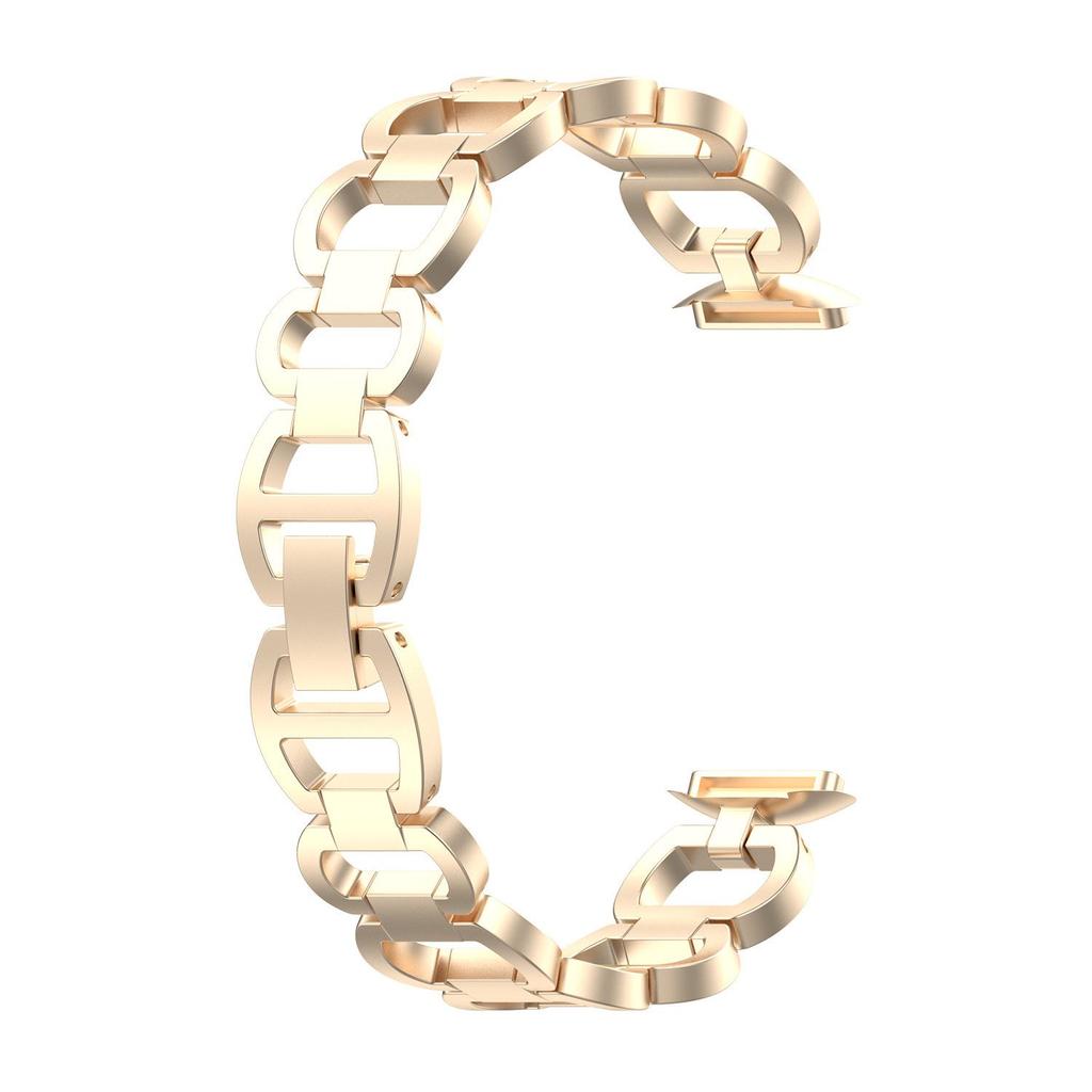 Bracciale in Metallo Compatibile con Fitbit Luxe - Cinturino a Catena in Lega, Taglia Unica