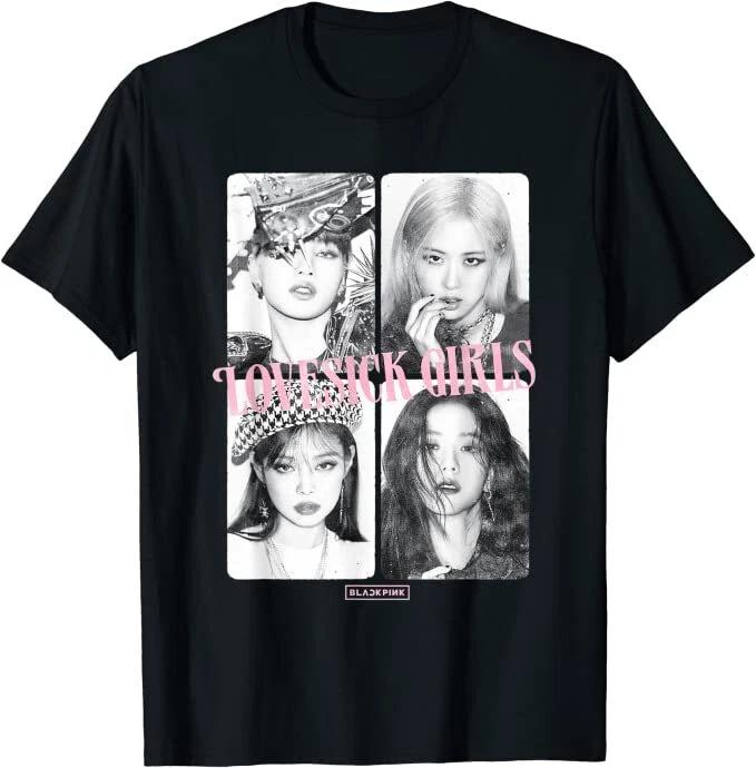 Blackpink Love Sick Girls T Shirt Authentic License T Shirt Black S