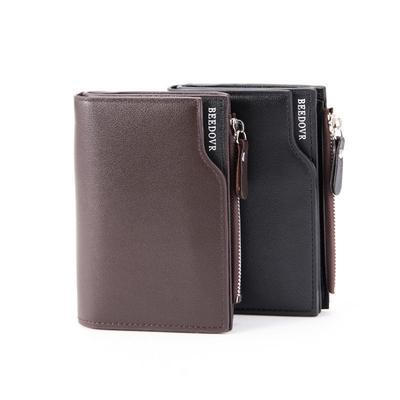 Portafogli Corti da Uomo Design Vintage Porta Biglietti da Visita Portamonete per Uomo Moda Maschile Pacchetto Soldi