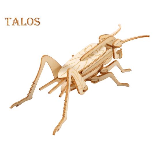 

3D-іграшка-головоломка з тваринами. Дерев’яна іграшка-головоломка ручної роботи. Міні-метелик. Бабка. Бджола. Жук. Гра-головоломка. H