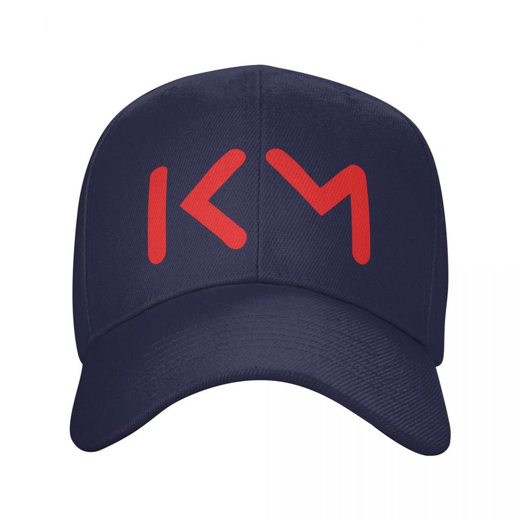 Custom Fashion Soccer Gift Mbappes KM Logo Baseball Cap Women Unisex Adjustable Unisex Soccer Lover Dad Hat Hip Hop Sun Hat