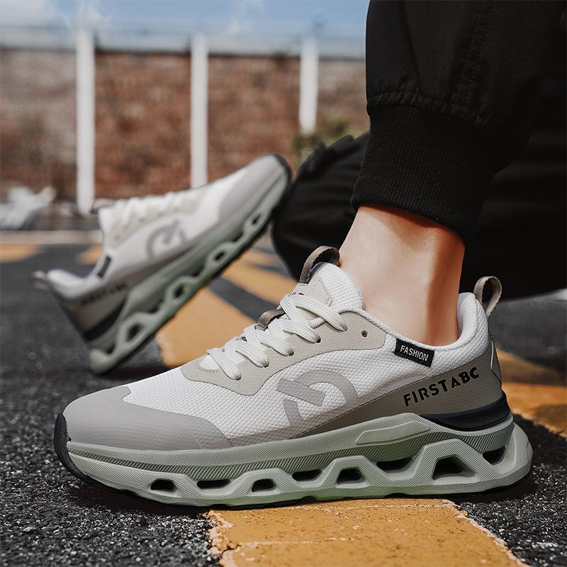 Herren Premium Farbe Atmungsaktives Mesh Weichsohle Laufschuhe Leichtgewichtige Dämpfung Outdoor Training Sportschuhe 39-44