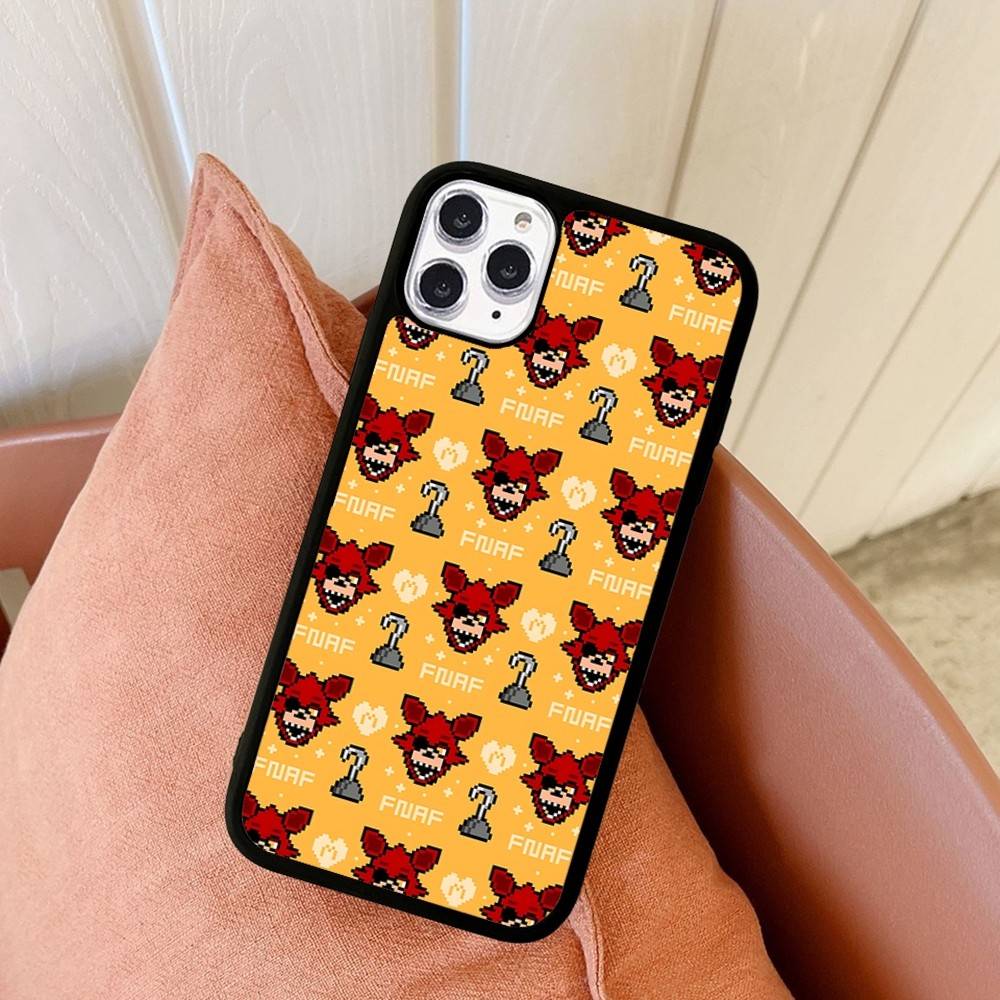Fnaf Five-nights-At-Freddys Anime For iPhone 17 16 15 14 13 12 11 Mini Pro Max Plus PC+TPU Back Phone Cover
