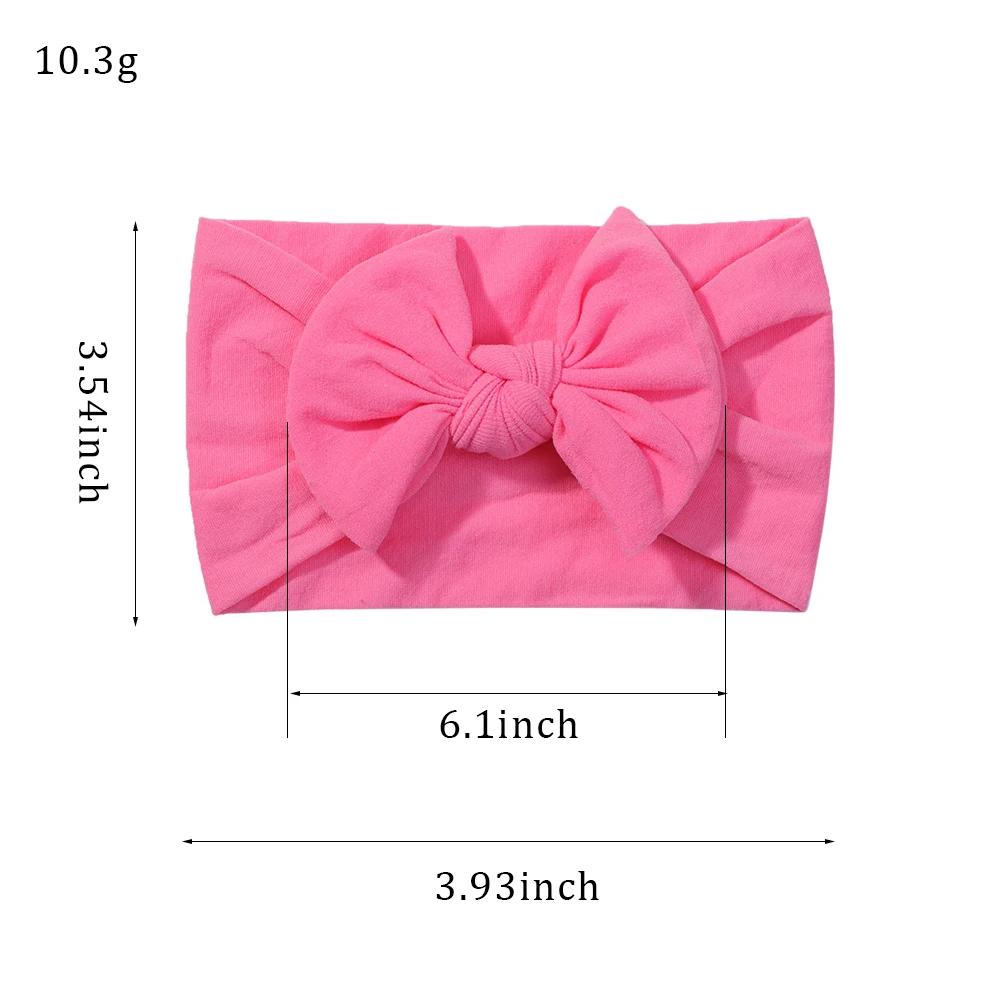 5Pcs Cute Bows Baby Headband Baby Girl Hair Bands For Newborn Infant Soft Elastic Turban Headwear Baby Hair Accessories