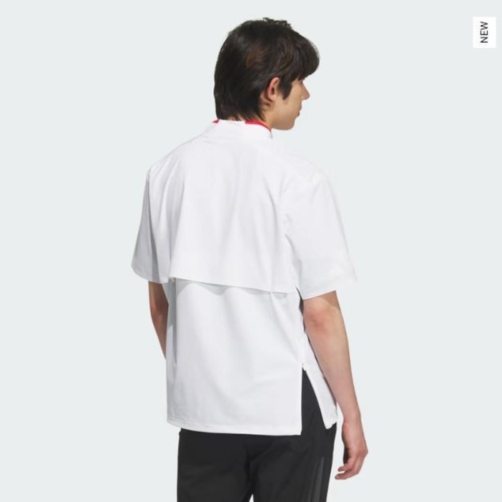 Adidas Golf 25SS Men S Adizero 1 4 Windbreaker Zip Up White Je8290