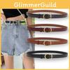 Leather Vintage Belt Women Versatile Decorative Waistband Casual Strap Jeans