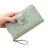 Clutch Bag Multifunction Pocket Storage Scratch Resistant Convenient Female Money Coin Purse for Work