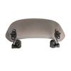 Adjustable Clip-On Motorcycle Windshield Extension with Grey Lens - Durable Plastic Aerodynamic Design for Kawasaki Yamaha Ducati Motorcycles