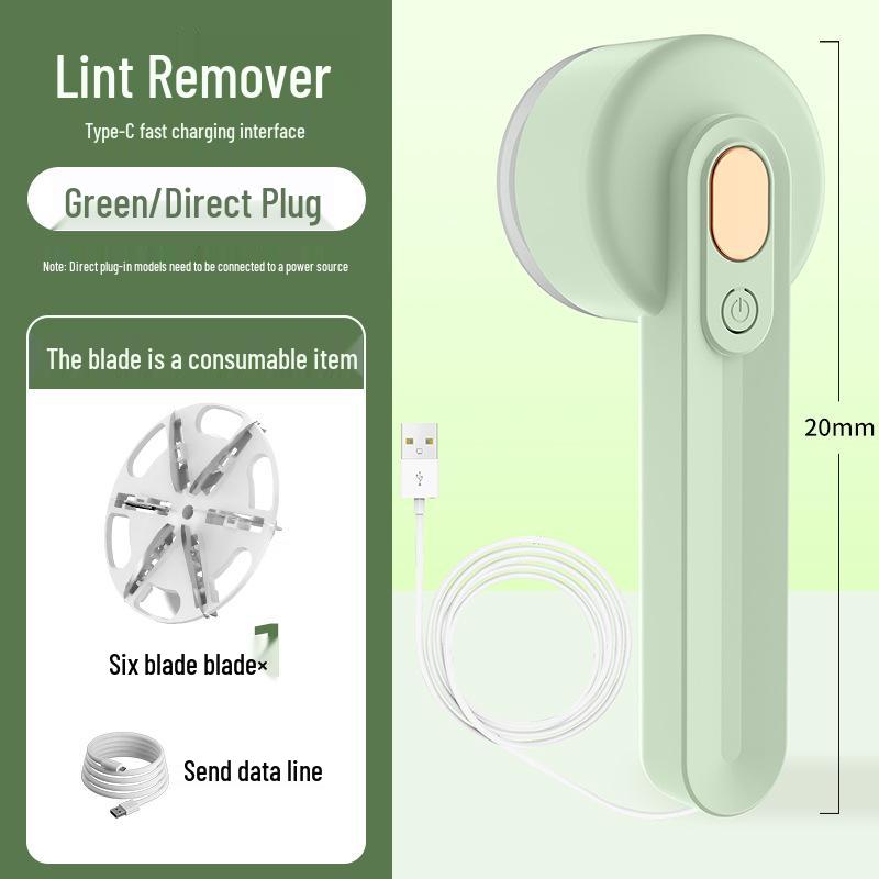 Pompon Rechargeable 2-in-1 Lint Roller & Fabric Shaver