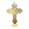 Exquisites Metal Tabletop Crucifix Figurine Unique Stylish Designs Enhances Living Space Enthusiasts Collection