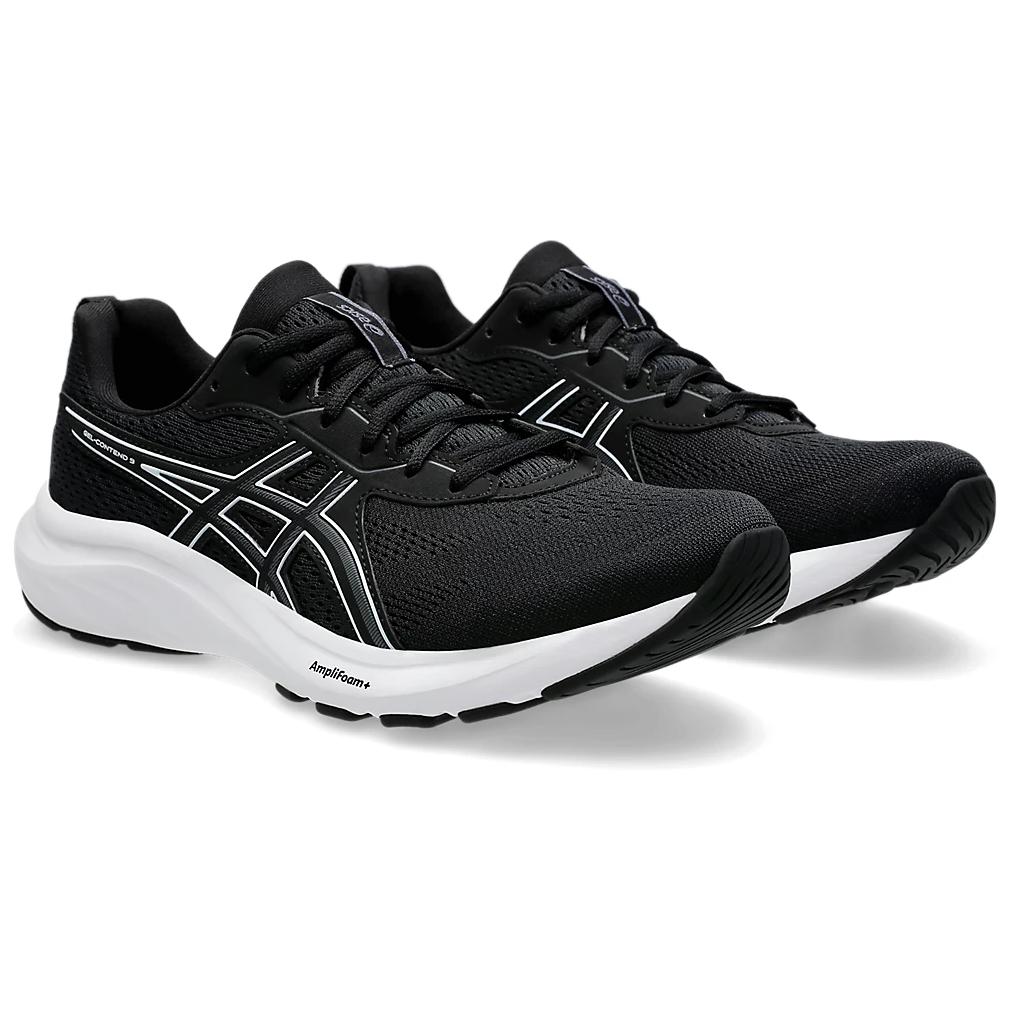 Asics Gel Contend 9 Extra Wide Black White Men Sneakers 1011B882-002