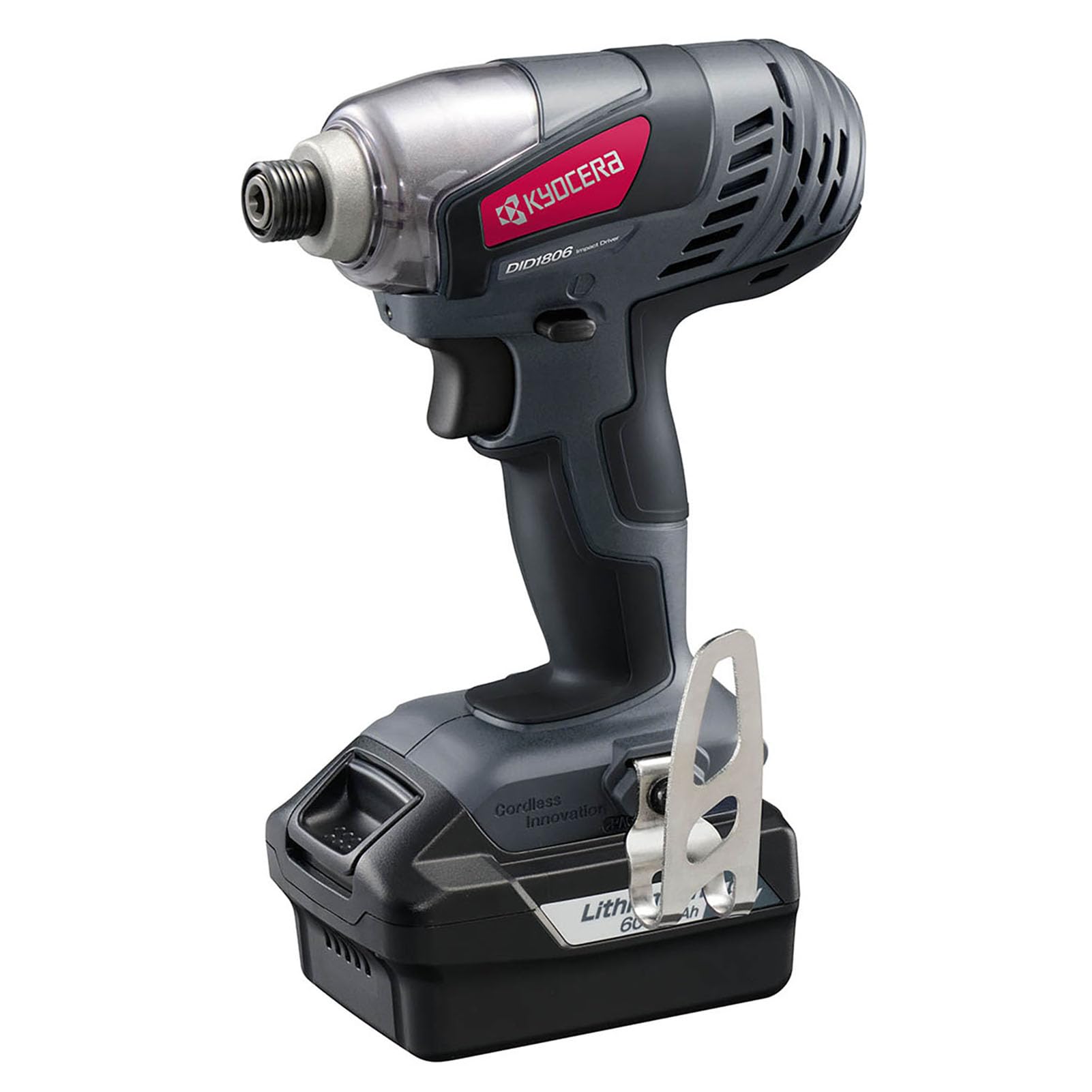 

Аккумуляторный ударный шуруповерт Kyocera Old Ryobi Professional DID1806L5 657850A черного цвета с небольшим и высокоэффективным двигателем для удобного завинчивания чёрный