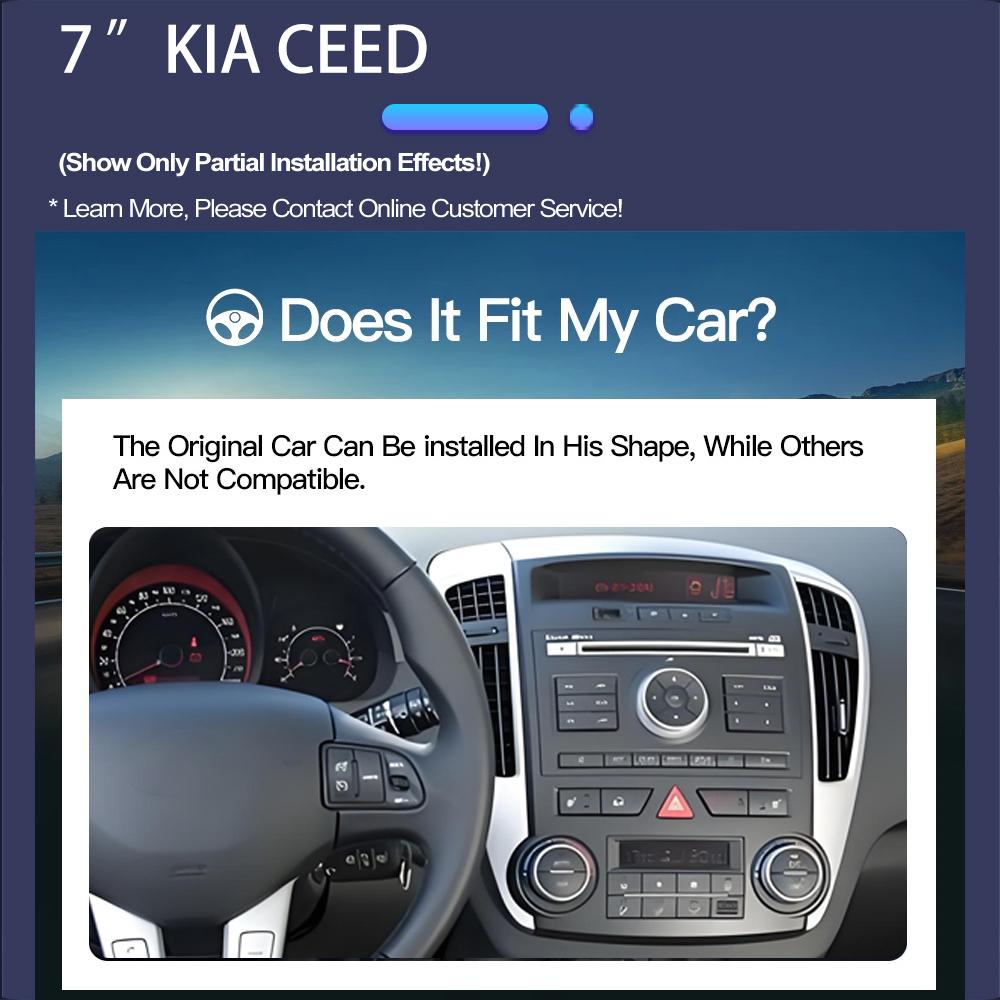 Autoradio Android für KIA CEED 2010-2012 Carplay Head Unit 2Din Autoradio Navigation 2+32GB