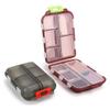 Pill Organizer Portable Pill Case 10Grids Pill Travel Case Medicine Organizer Pill Box Dispenser for Purse Travel Pill Container