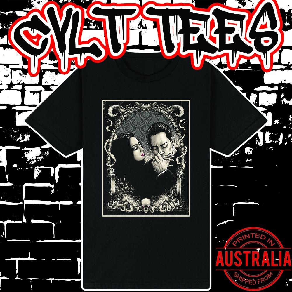 Addams Family Movie Shirt ~ Premium Black Gildan Cotton Tee Unisex T-Shirt S