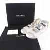 Very Good CHANEL COCO Mark Sport Sandals In Leather 37 21P G37231 Used