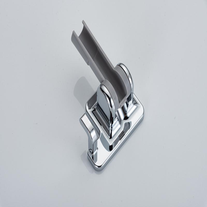 Shower Head Holder 90° Rotatable Adhesive No Drill Wall Mount Removable Bracket for Bathroom Shower Accessory