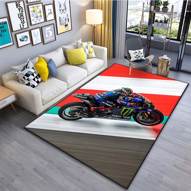 MotoGP F-Fabio Quartararo 20 Pattern Carpets 15 Sizes Living Room Bedroom Bedside Floor Mat Area Rug Cloakroom Home Decoration