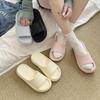 Fashion New Summer Beach Thick Sole Eva Slippers Women Thick Platform Indoor Home Slides Woman Lightweight Non Slip Bathroom Flip Flops