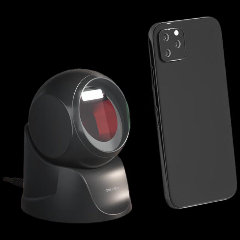 Deli 14963 Wired 2D Barcode Scanner