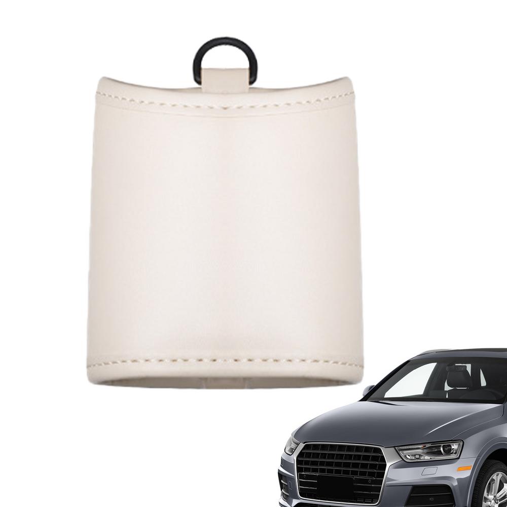Car Air Outlet Storage Bag Universal Leather Car Keyholder Storage Box Multifunctional Car Vent Pocket Organizer For Keys Pens