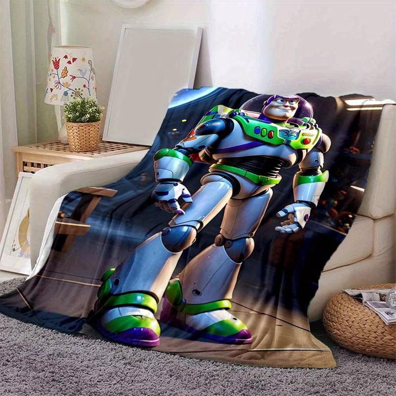 

1pc,Buzz Lightyear Inspired Home Decorative Blanket Soft Throw for Couch, Bedroom, Living Room, Travel 80cmx120cm