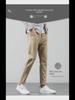 Solid Color Elastic Cotton Men's Casual Pants - Spring & Autumn 2023 Korean Style