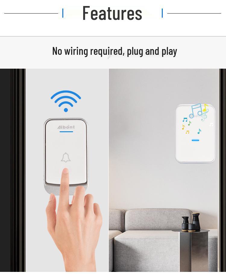 Smart Long-Distance Home Wireless Anti-Theft Doorbell