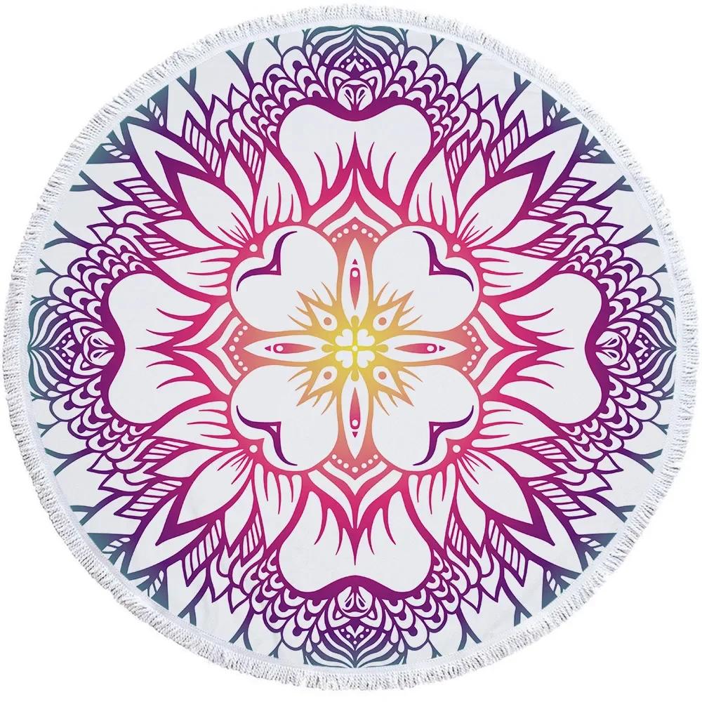 Beach Leisure Resort Creative Beach Towel Microfiber Round Swimming Towel Mandala Yoga Mat Adult Large Round Bath Towel
