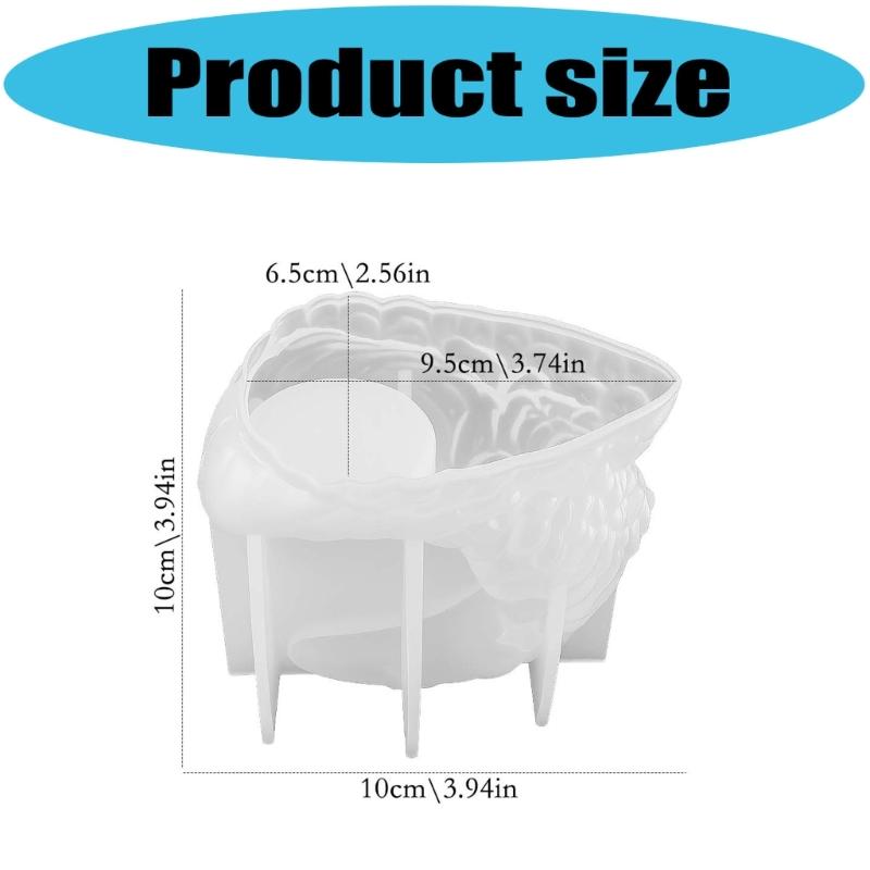 Flexible Moon Shape Silicone Mould For Resin Candle Holders And Decorative Accessories
