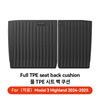 YZ For Tesla Model 3 Y Highland Juniper 2025 TPE Trunk Rear Seat Back Cover Backrest Protector Cover Protection Mat Accessories