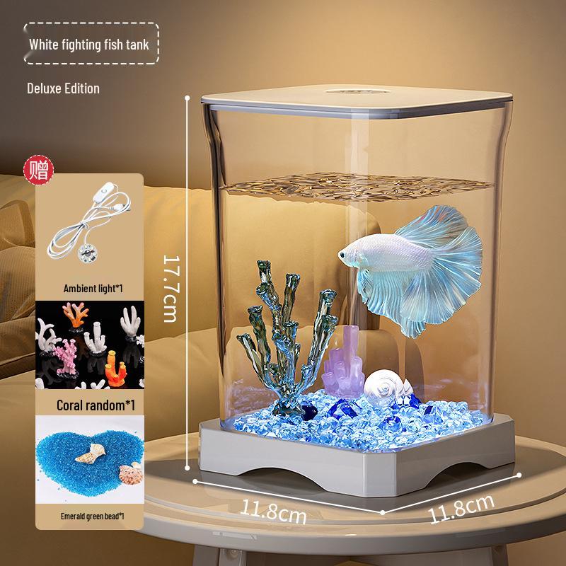 Douyu Small Goldfish Tank for Home and Office Décor