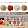 Stainless Steel Seasoning Jar Salt Pepper Spice Seasoning Pot Bottle Tank for Home Kitchen
