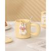 Milk Fufu Cute Cartoon Ceramic Cup Breakfast Cup with Hanging Leak Creative Coffee Cup Breakfast Cup Mug Souvenir