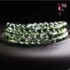 6Millimeter burst crystal bracelet, multi-strand, unisex, each piece is unique