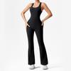 Slimming Yoga Dance Jumpsuit: Body-Shaping, Hip-Lifting, Micro-Flare Fitness Wear