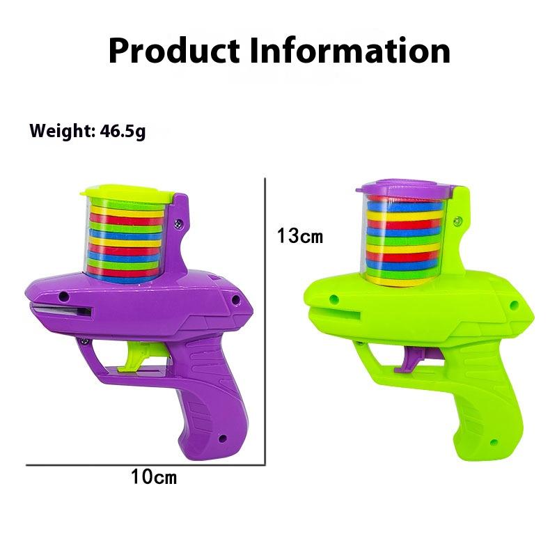 Stall Wholesale Radish Flying Saucer Gun Classic Flying Saucer Gun Parent-child Outdoor Safety Ejection Gun Indoor and Outdoor Radish Gun