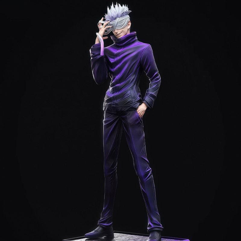 33CM SC Studio Jujutsu Kaisen Anime Figuren Gojo Satoru Figuren PVC Beeld Kamer Decoratie Collectie Model Speelgoed Verjaardagscadeaus with box