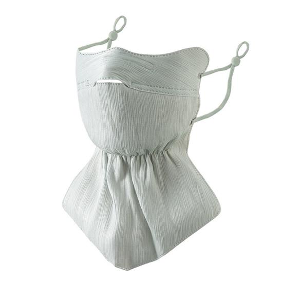 

Face Guard High-Density Anti-UV Fabric Sun Protection Face Guard 3D Tailored Fit Adjustable Straps Summer Outdoor Face Protector