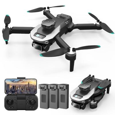 Remote Control Drone with Camera 8K Dual Camera Obstacle Avoidance WiFi FPV Brushless Motor Optical