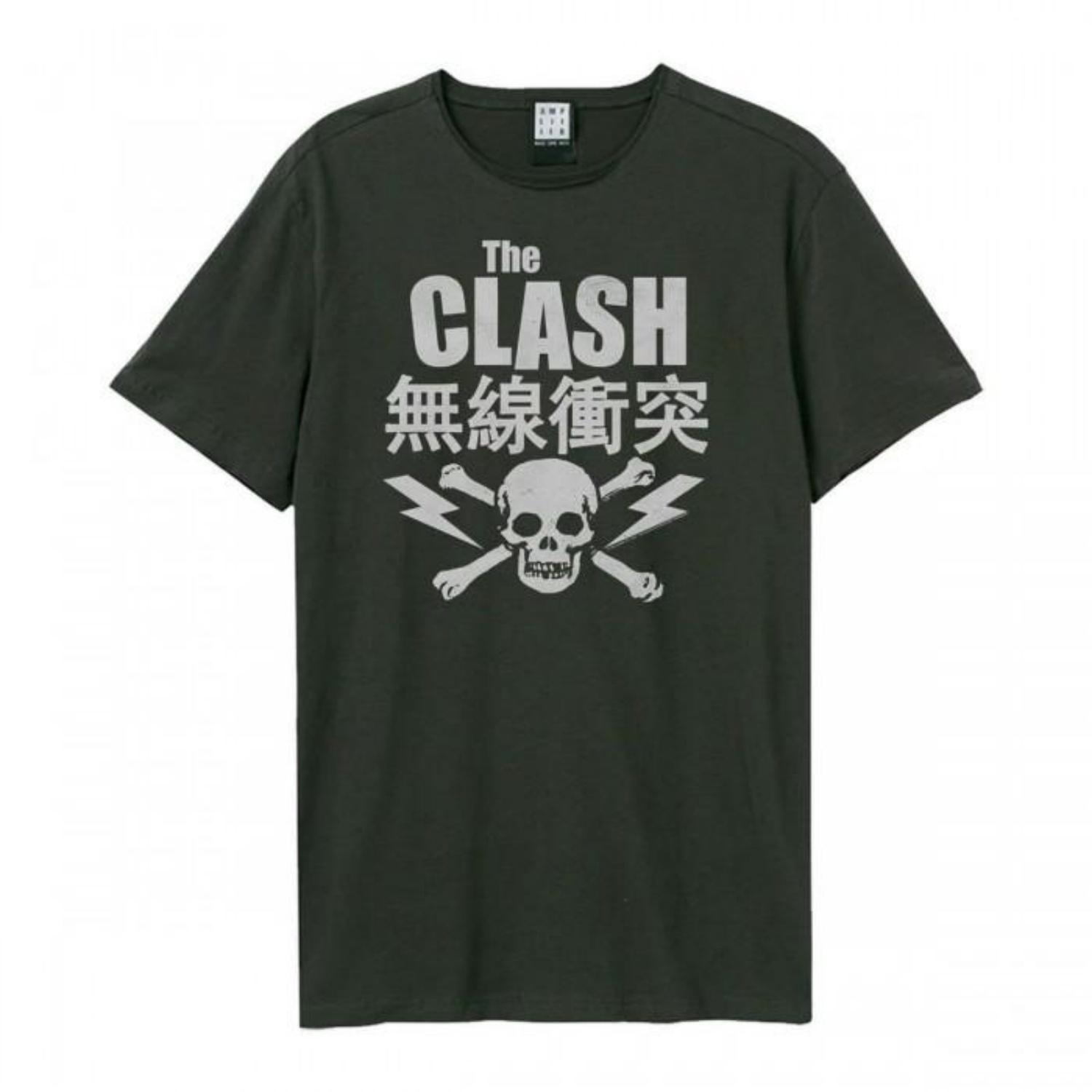 Усиленная унисекс футболка для взрослых The Clash S чёрный